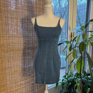 Old Collection Forever 21 Blue Denim Mini Dress